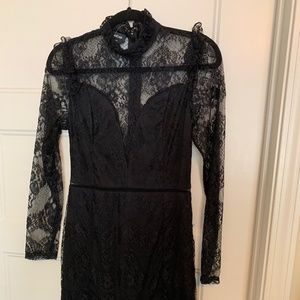 NWT Bebe Ruffle Mini Dress